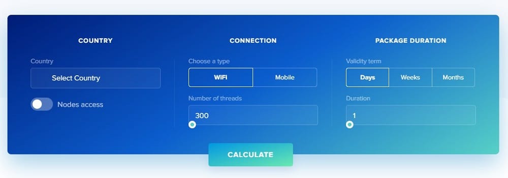 Soax Pricing Calculator