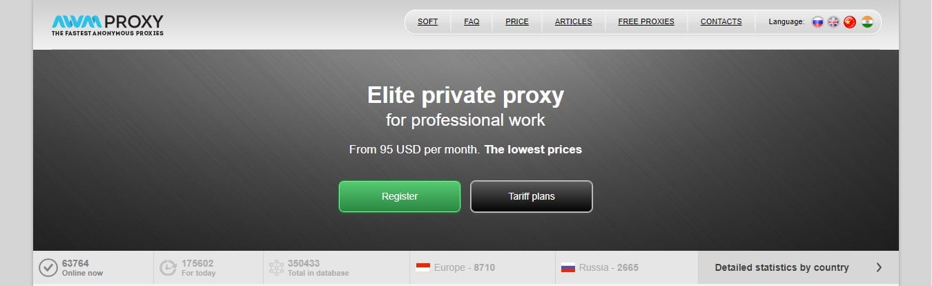 AWMProxy homepage