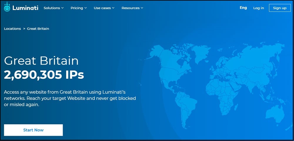 Luminati Location in UK