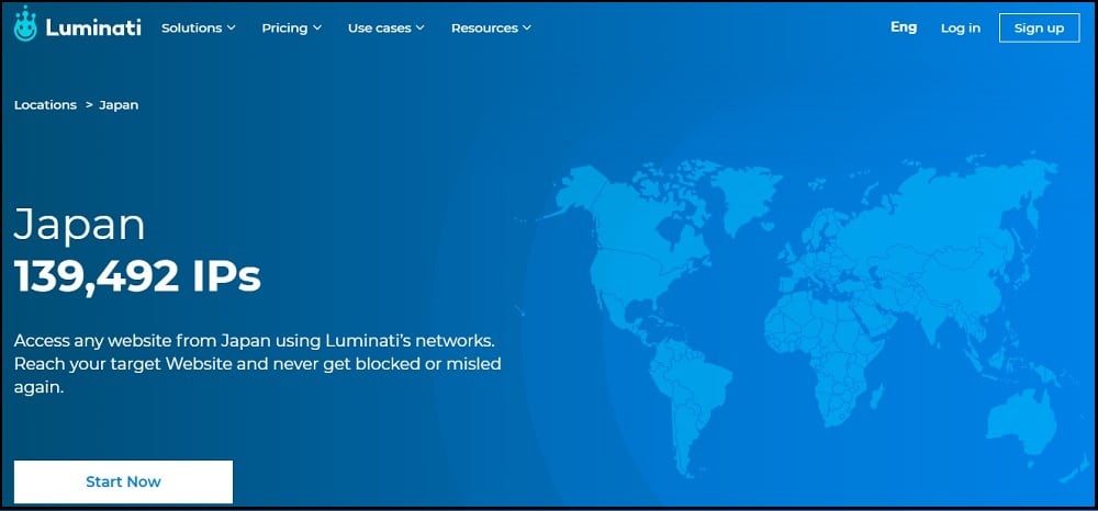 Luminati Proxies Location in Japan