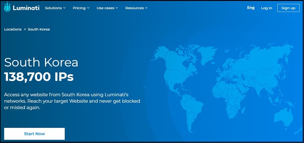 Luminati Proxy Location in Korea