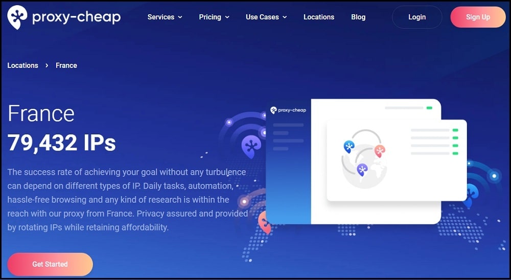 Proxy-Cheap Location in France
