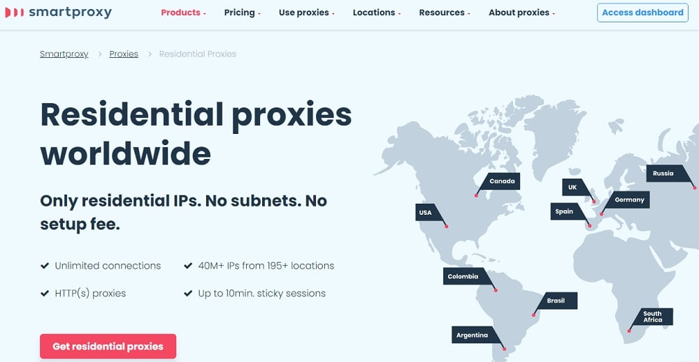 SmartProxy for Residential Network