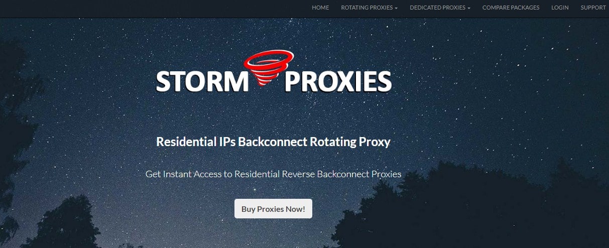 Storm Residential Proxies Overview