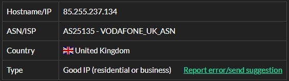 Thesocialproxy ip10 isp test