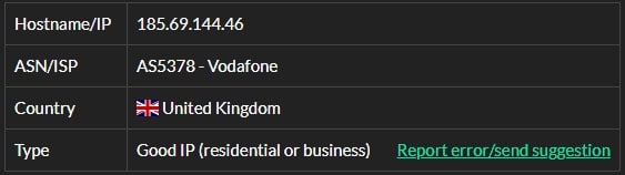 Thesocialproxy ip4 isp test