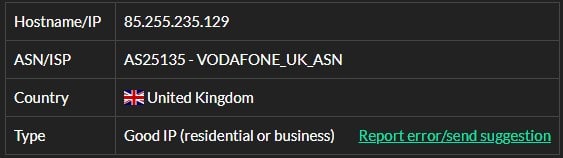 Thesocialproxy ip6 isp test