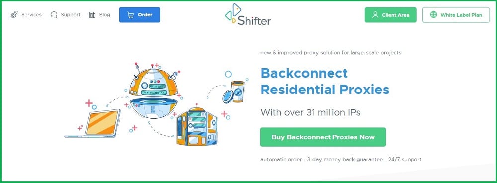 Shifter residential network