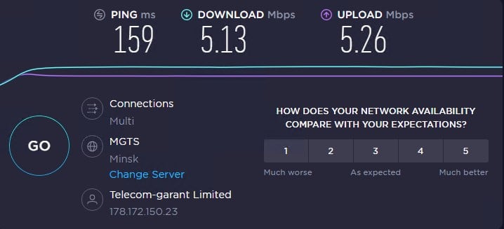 astroproxy Ip 1 speed test