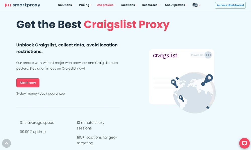 Smartproxy for Craigslist