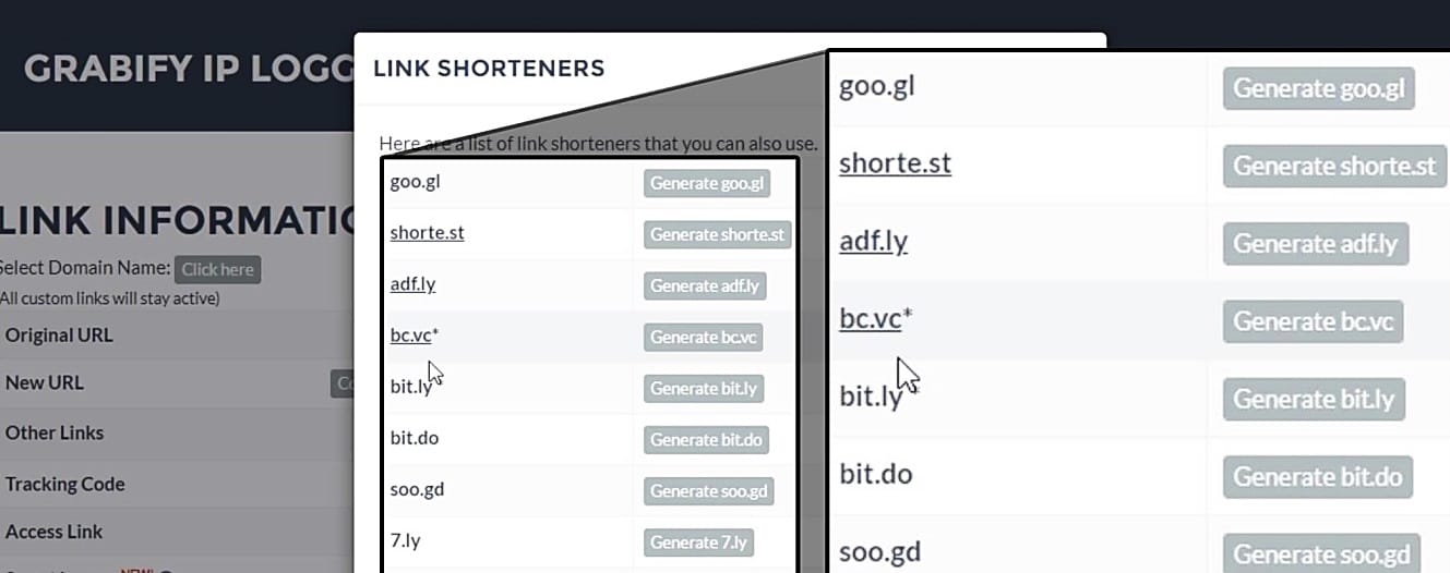 third-party URL shorteners