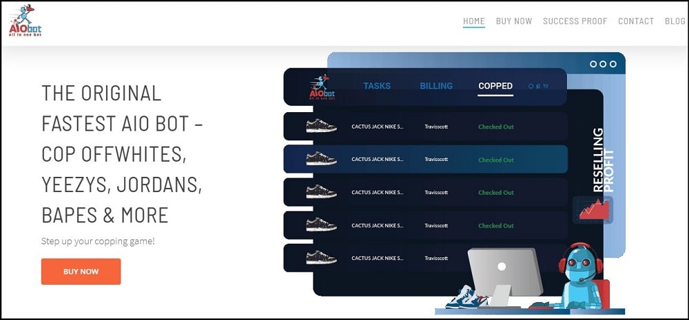 AIO Bot Homepage