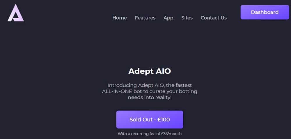 Adept AIO Homepage