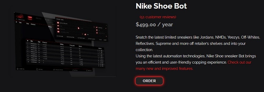 Nike Shoe Bot Price
