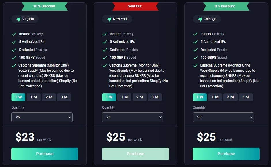 Oculus Proxies DataCenter ISP Plan