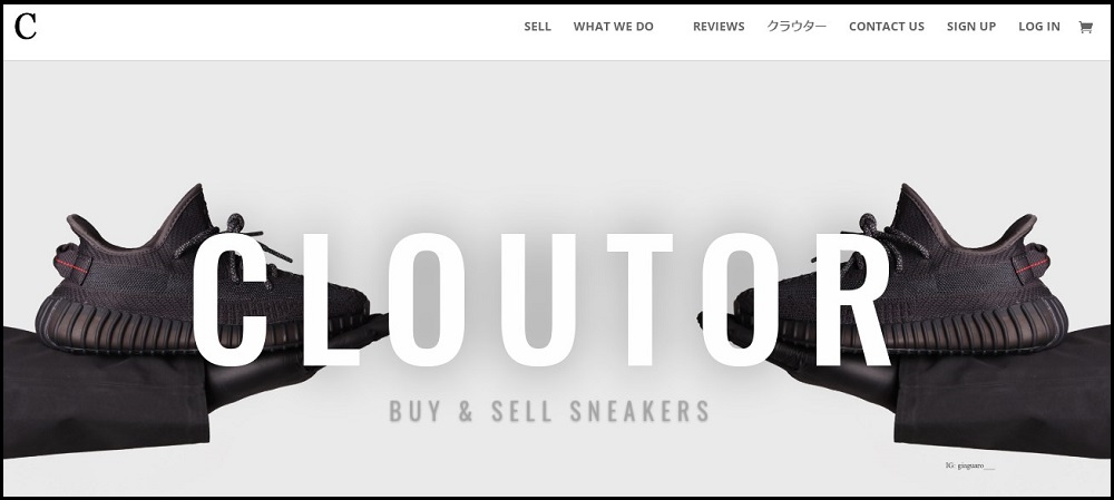 Cloutor Homepage
