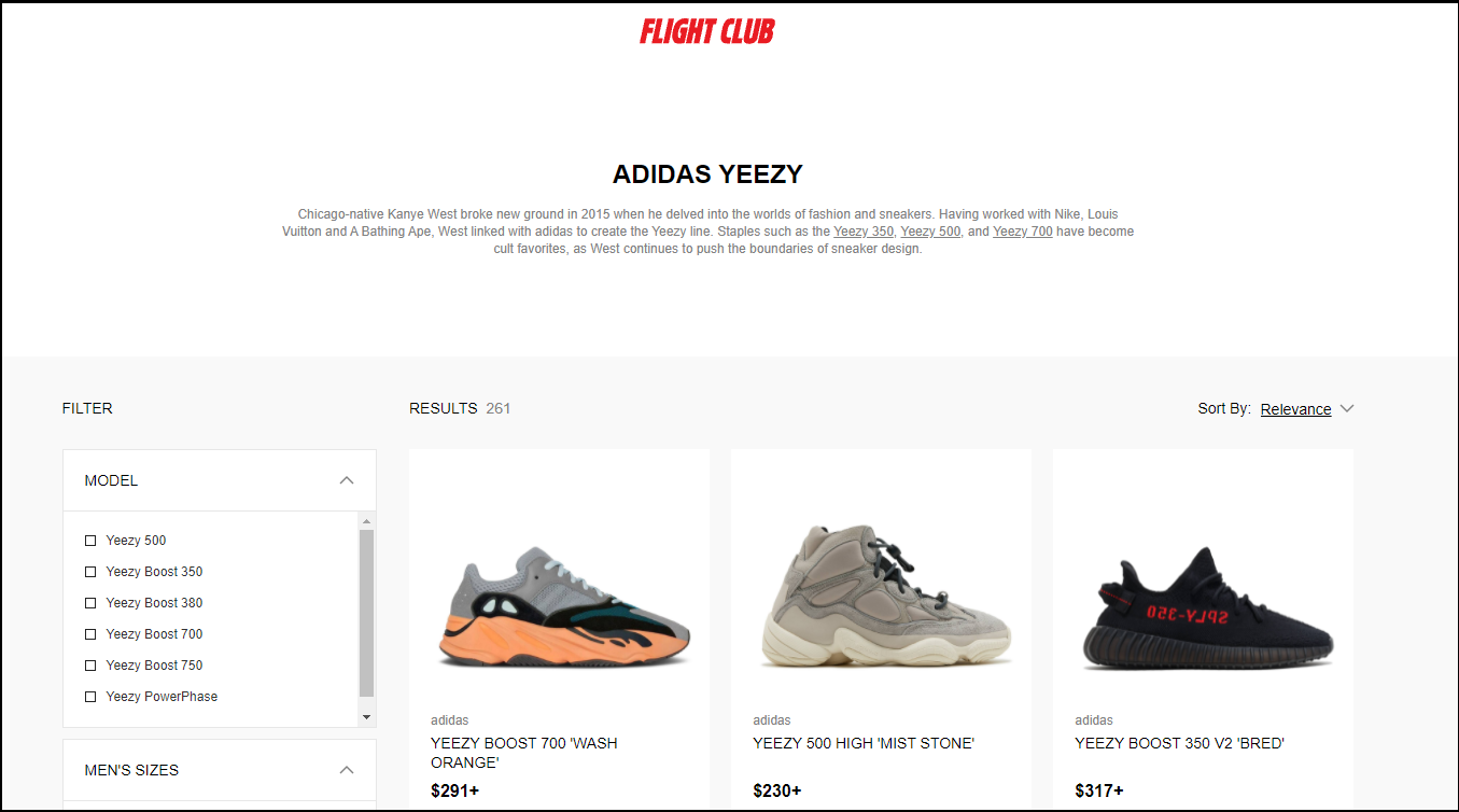 Flight Club Yeezy 运动鞋