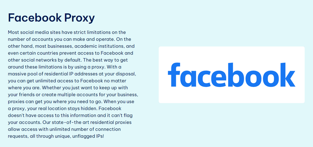 IPRoyal Facebook 代理