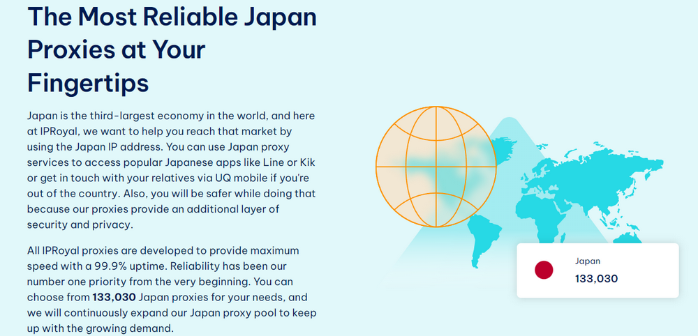 IPRoyal Japan Proxies