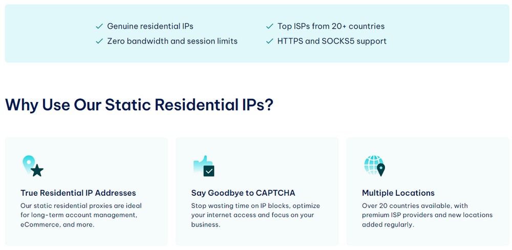 IPRoyal Static Residential Proxies