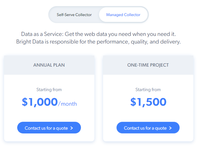 Managed Collector plan
