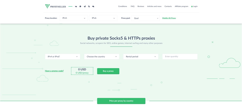 Proxyseller overview