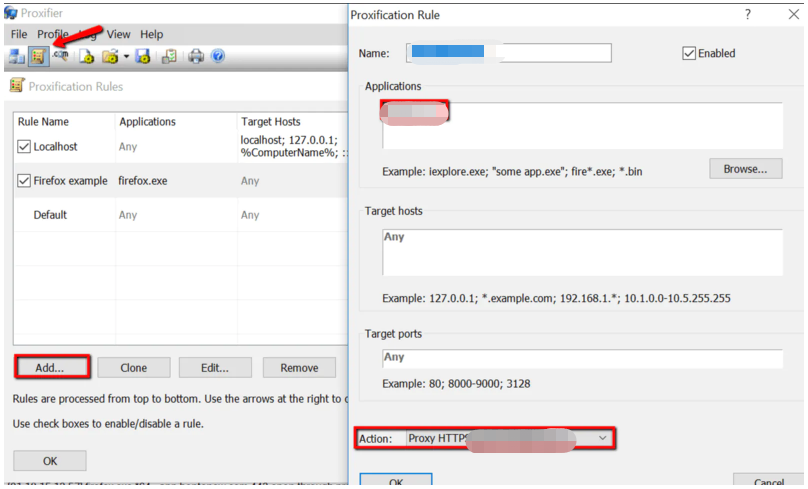 Setting up Proxies with Proxifier2