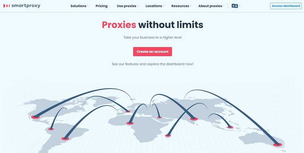 SmartProxy Homepage