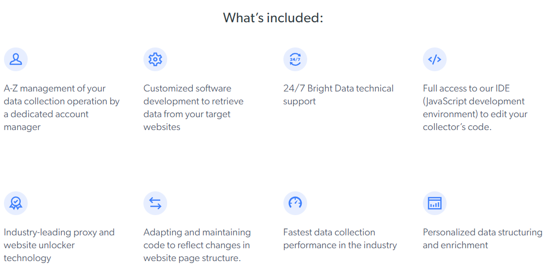 what Data Collector included