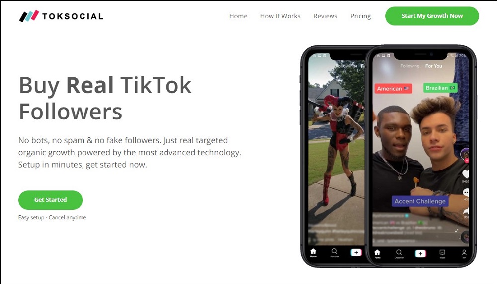 Toksocial for TikTok Bot