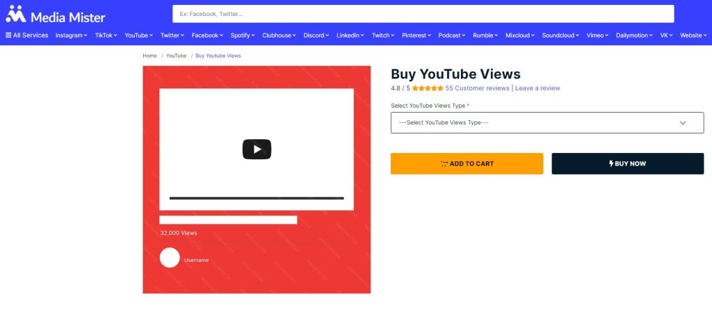 MediaMister YouTube View Bots