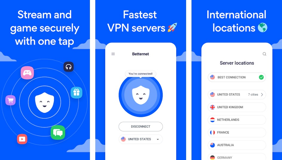 Betternet VPN 应用程序