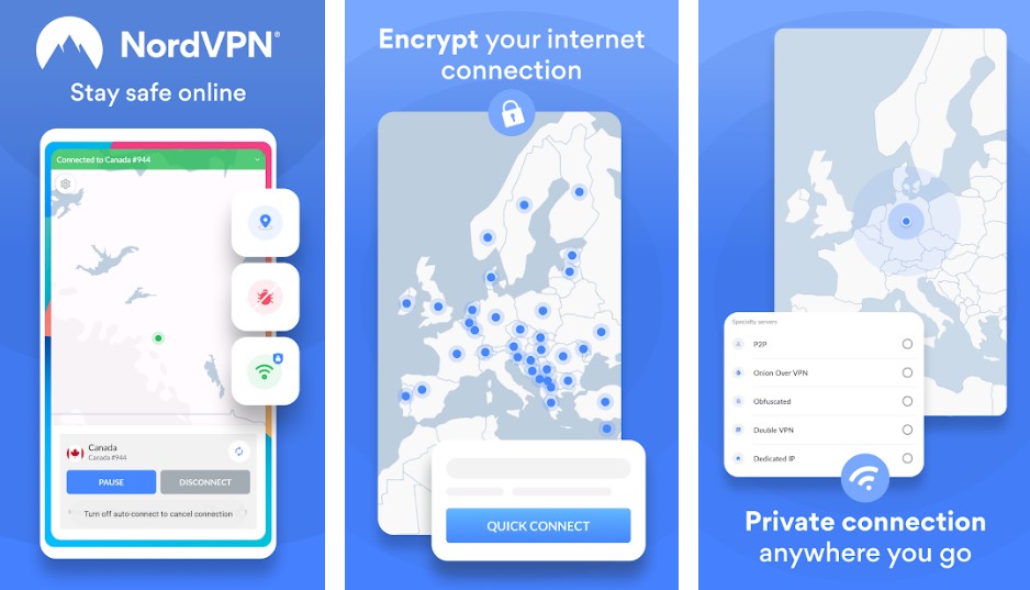 NordVPN apps