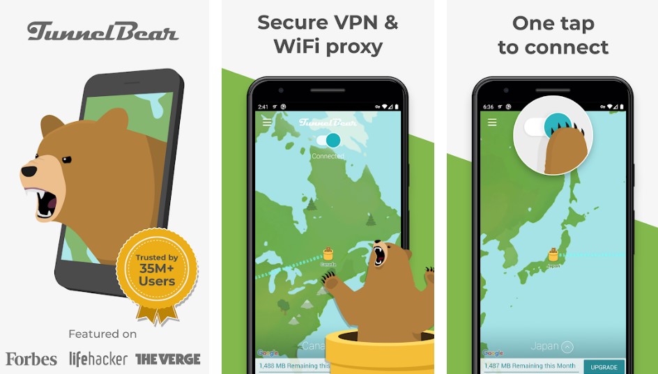 TunnelBear VPN 应用程序