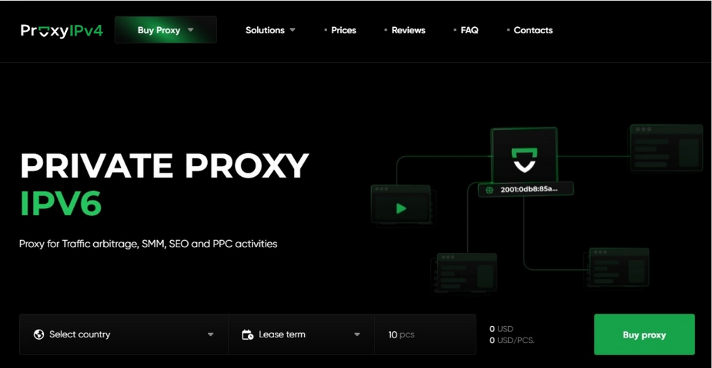 Proxy-IPv4 IPv6 Proxies Page