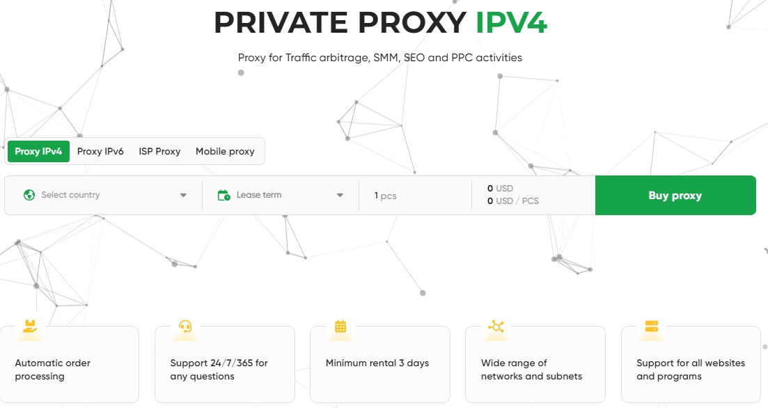Proxy-Ipv4 Home Page