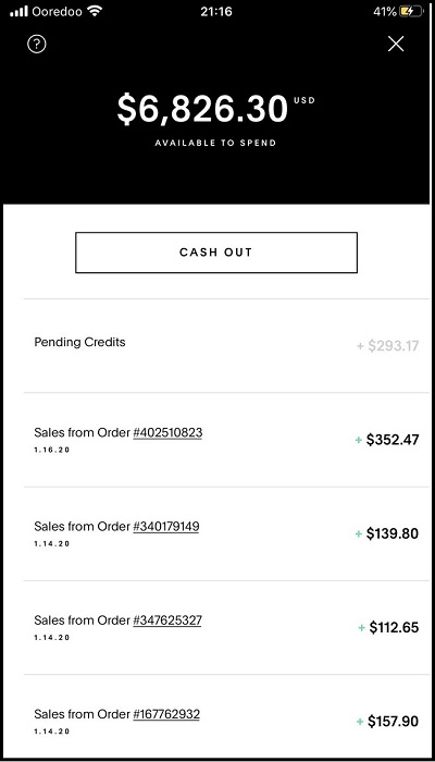 Cash Out GOAT Credit