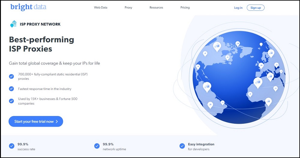 Bright Data for ISP Proxies