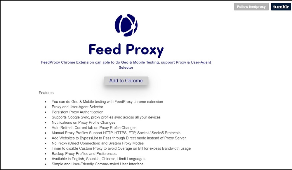 Feed Proxy Overview