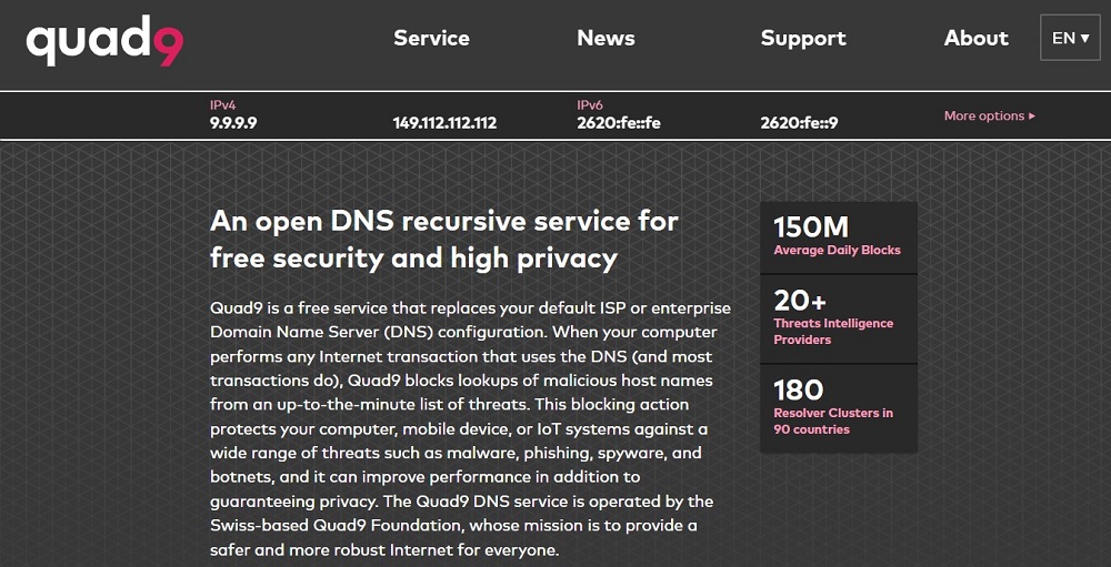 Quad9 DNS 概览