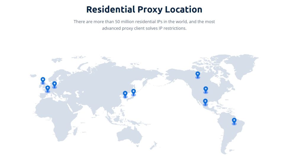 Pia S5 Proxy Geo-Targeting