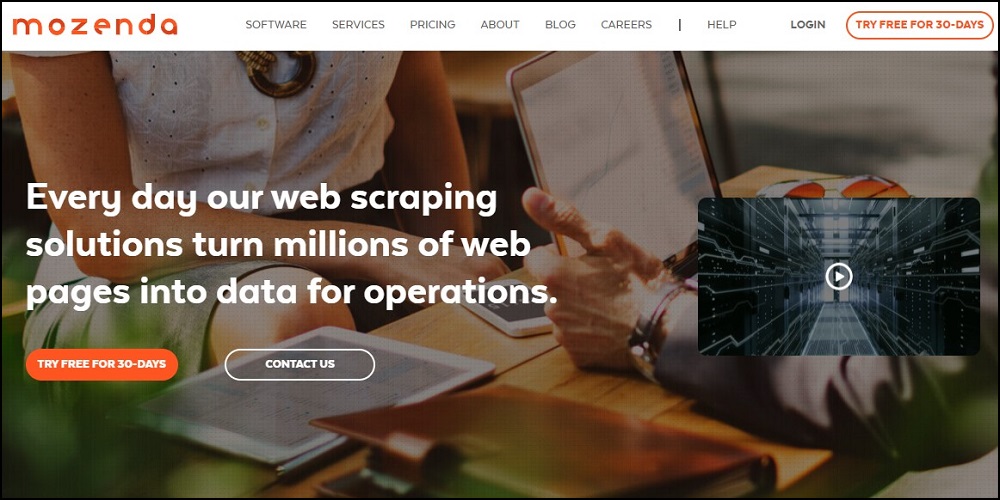 Mozenda for Scraper