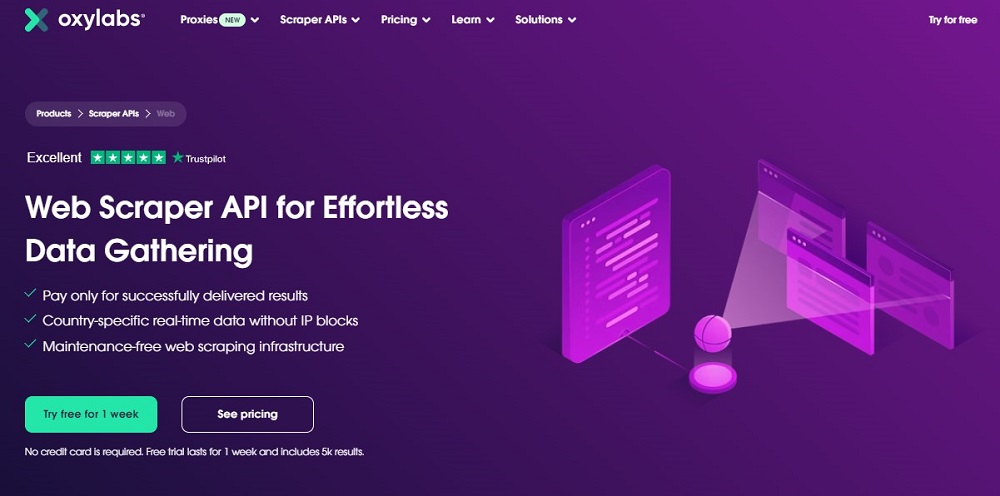 Oxlylab for Scraper