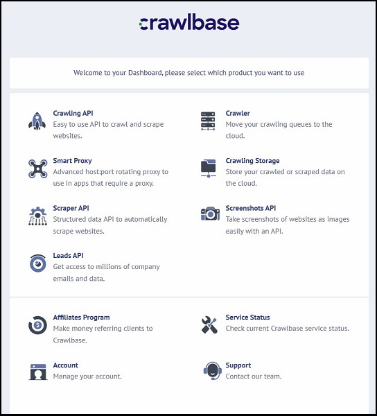 Crawlbase 其他功能