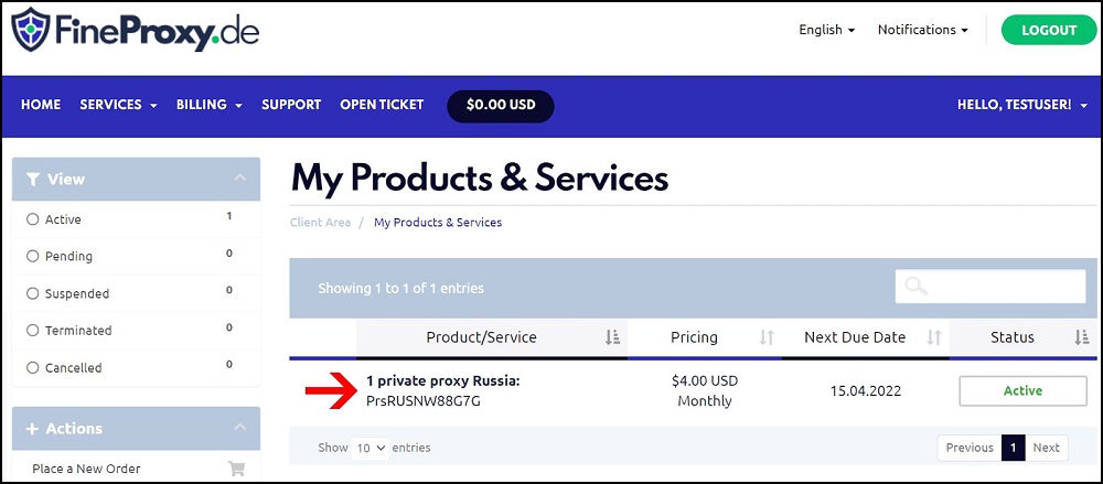 FineProxy 可以让您选择认证方式