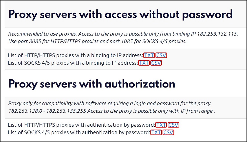 Need to download the correct file for the authentication method