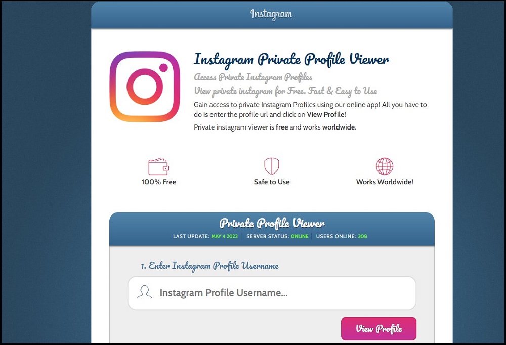 InstaPrivate Private Instagram Viewer