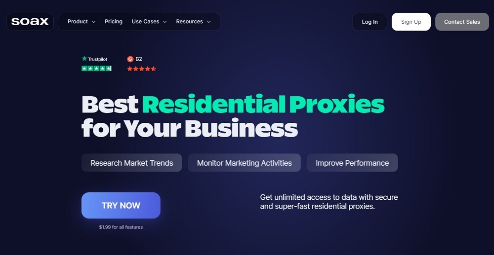 Soax Residential Proxy Overview
