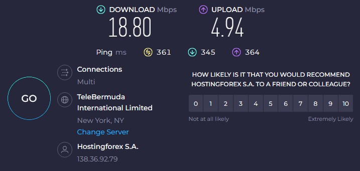 使用proxy-IPV4 进行 IP 测试 6