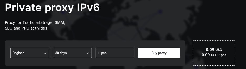 Private Proxies (IPv6)